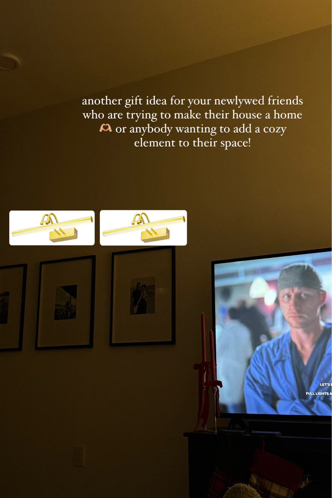 Gift idea for your newlywed friend or anyone trying to make their house a cozy home! 🏡🫶🏼 Love this lighting option to add ambiance 

#LTKFindsUnder50 #LTKHoliday #LTKHome