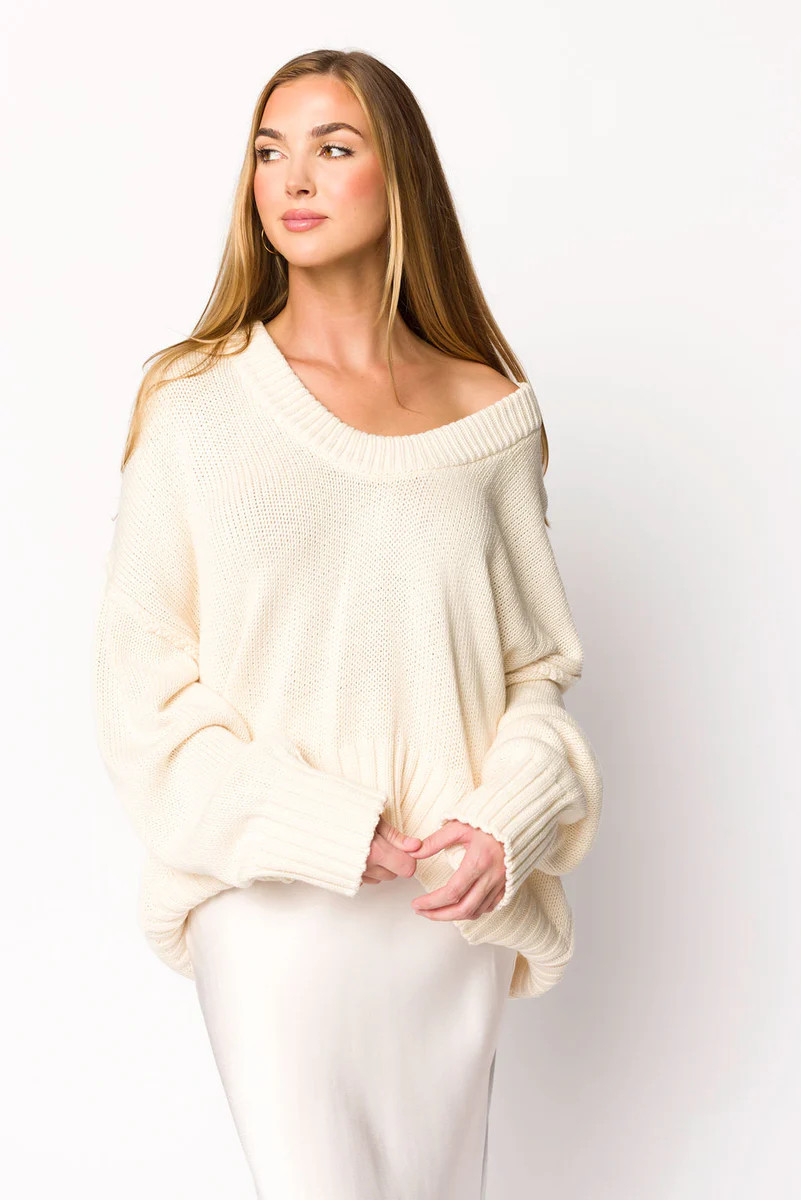 Twilight Sweater in Ecru | Worth Collective