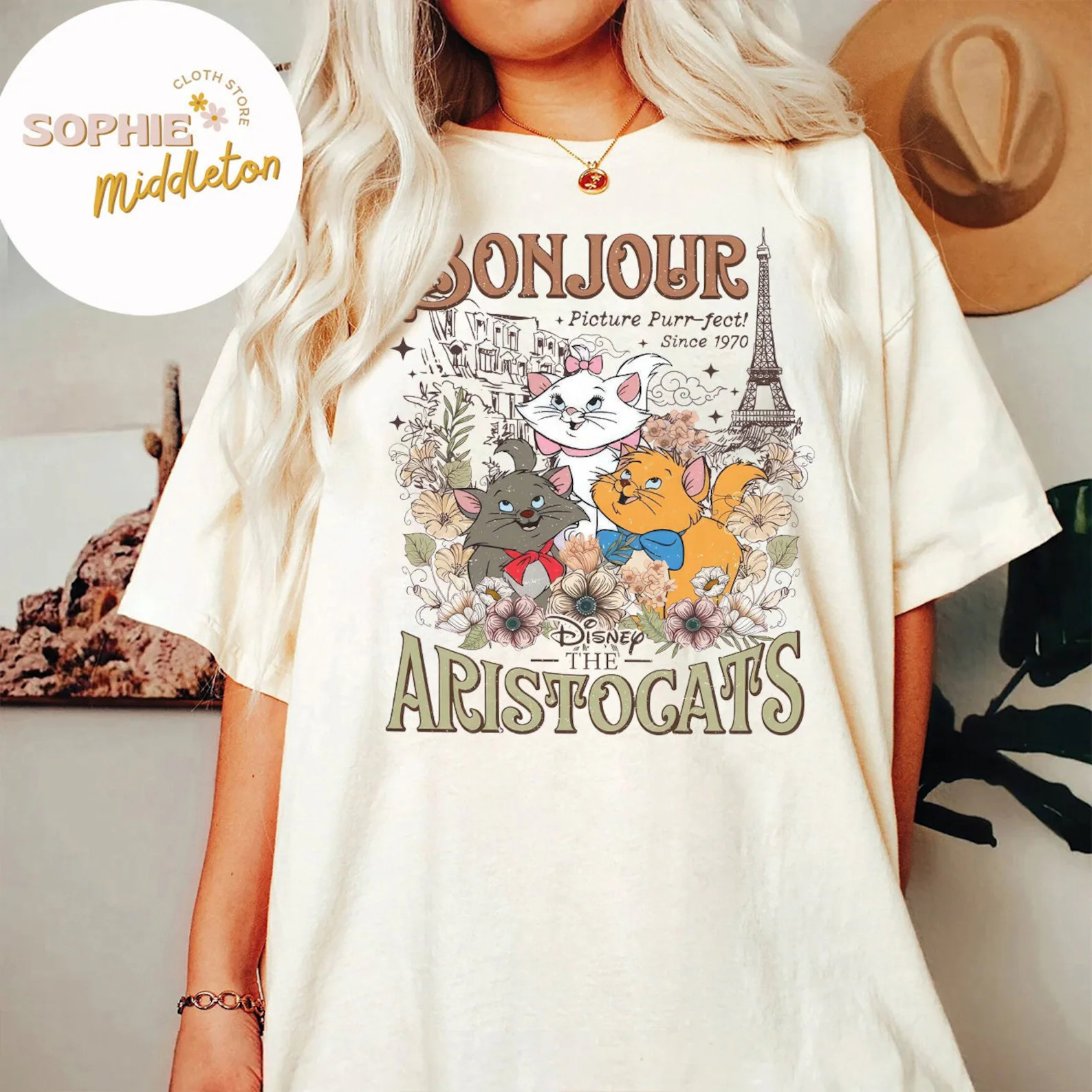 Disney the Aristocats Bonjour Shirt, Disney Marie Toulouse Berlioz Cats Shirt, Disney the Aristoc... | Etsy (US)
