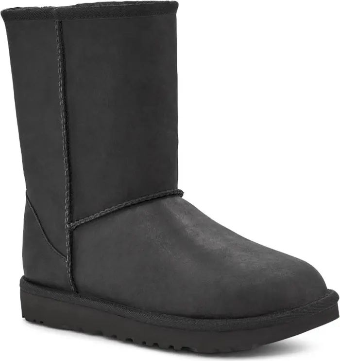 Classic Short Leather Water Resistant Boot | Nordstrom Rack