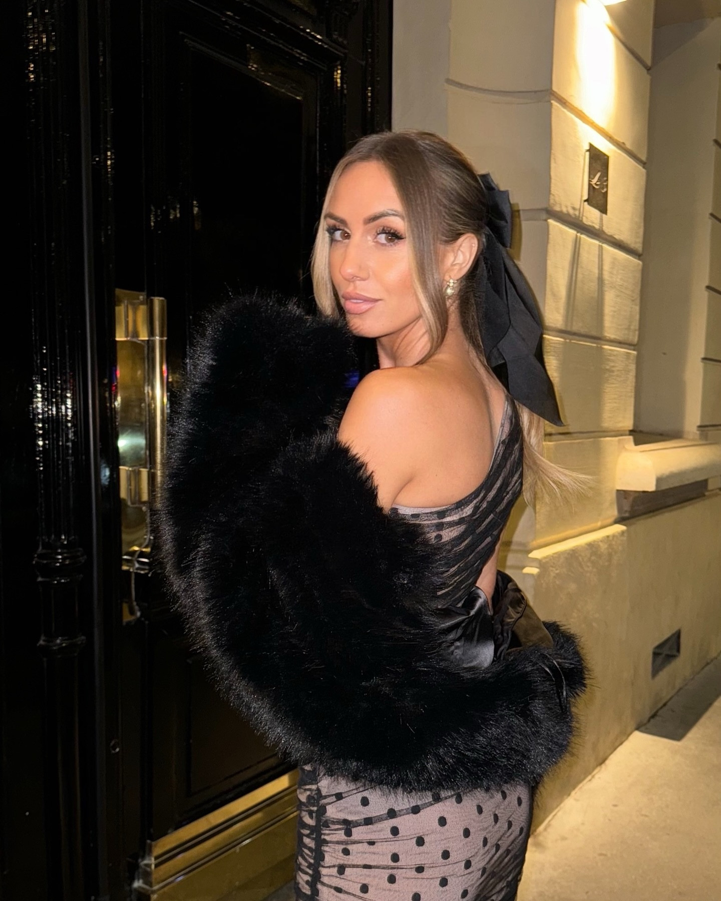 Hair bows and polka dots 🖤