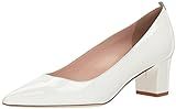 SJP by Sarah Jessica Parker Women's Katrina Pointed Cap Toe Block Heel, Milk Patent, 37.5 B EU (7 US | Amazon (US)