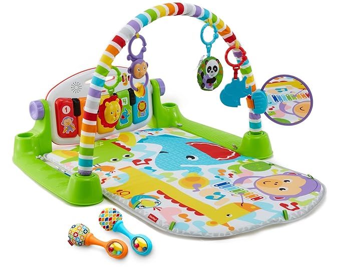 Fisher-Price Baby Gym with Kick & Play Piano Learning-Toy featuring Smart Stages Educational Cont... | Amazon (US)