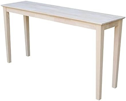 International Concepts Shaker Sofa Table, Unfinished | Amazon (US)