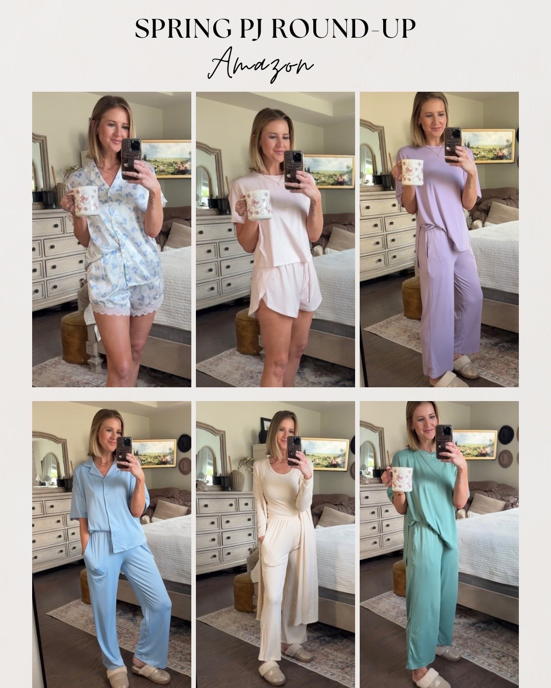 Convinced this is the best Spring PJ Amazon Haul! Affordable, adorable & so comfy! 

Womens pajamas, pjs, comfies, Loungewear, lounge set, satin pjs, silky, bamboo, comfy set, summer pajamas, Amazon finds, SAHM, robe, ribbed pajamas

#LTKmomlife #LTKSeasonal #LTKSpringSale