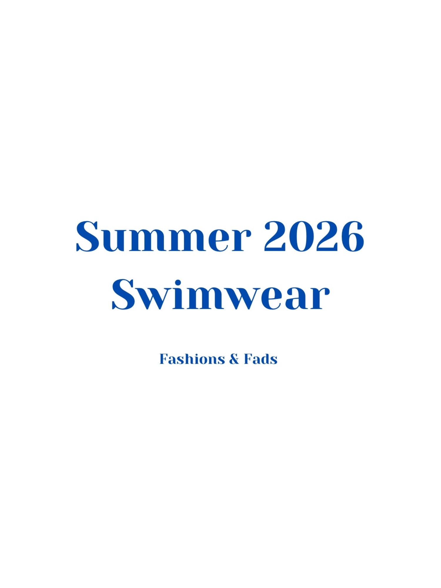 Summer 2026 Swimwear!!


Women’s swimsuit
Swimsuit
Bikini
One piece swim
Swimwear
Summer outfit
Summer style
Beach vacation
Pool day

#LTKootd