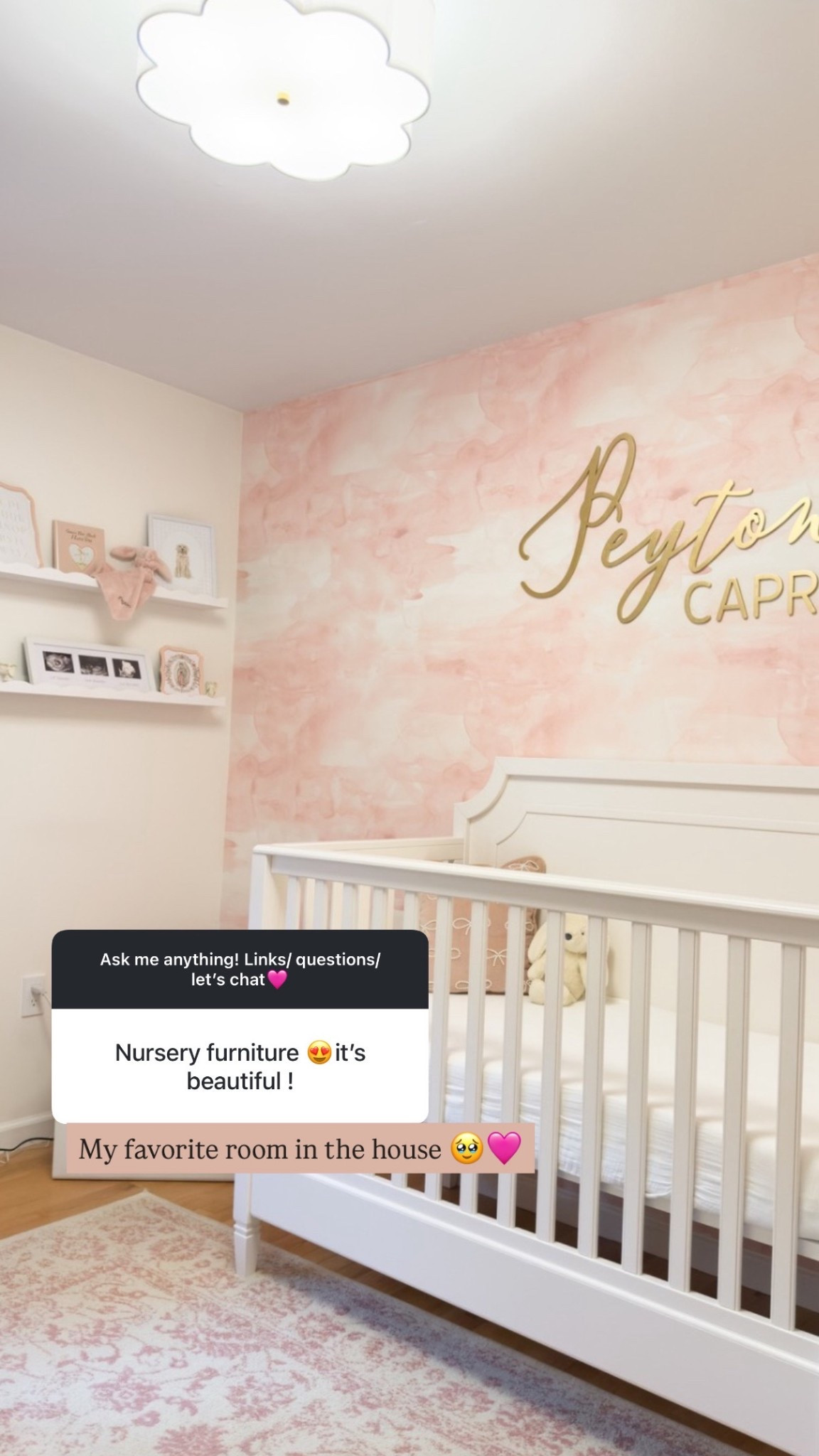  Baby girl nursery 

#LTKHome #LTKBaby #LTKKids