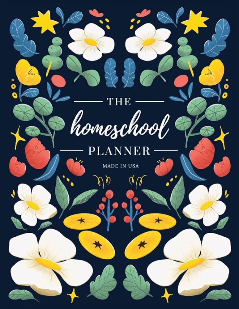 Homeschool Planner: 12-Month Undated Lesson Plan Book, Academic Tools, & Organizer | Amazon (US)