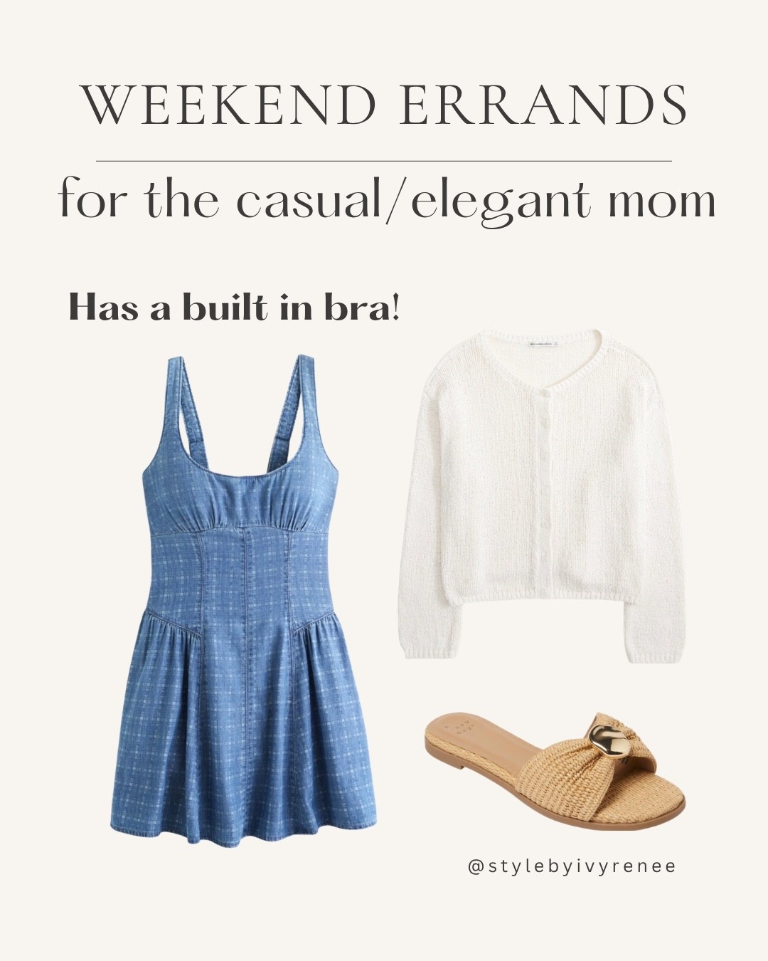 Mom style styles / girls date / brunch outfits / modern style / mom outfit outfits / green soft / sage / skirt lace up sandals / white tank / amazon / Abercrombie / gentle everyday outfit / cardigan / spring summer fall ootd / casually dressed mom / mom style denim dress blue mini dress no bra built in bra / dress with a bra / white cardigan casual / elegant casual

#LTKgrwm #LTKmomlife #LTKootd