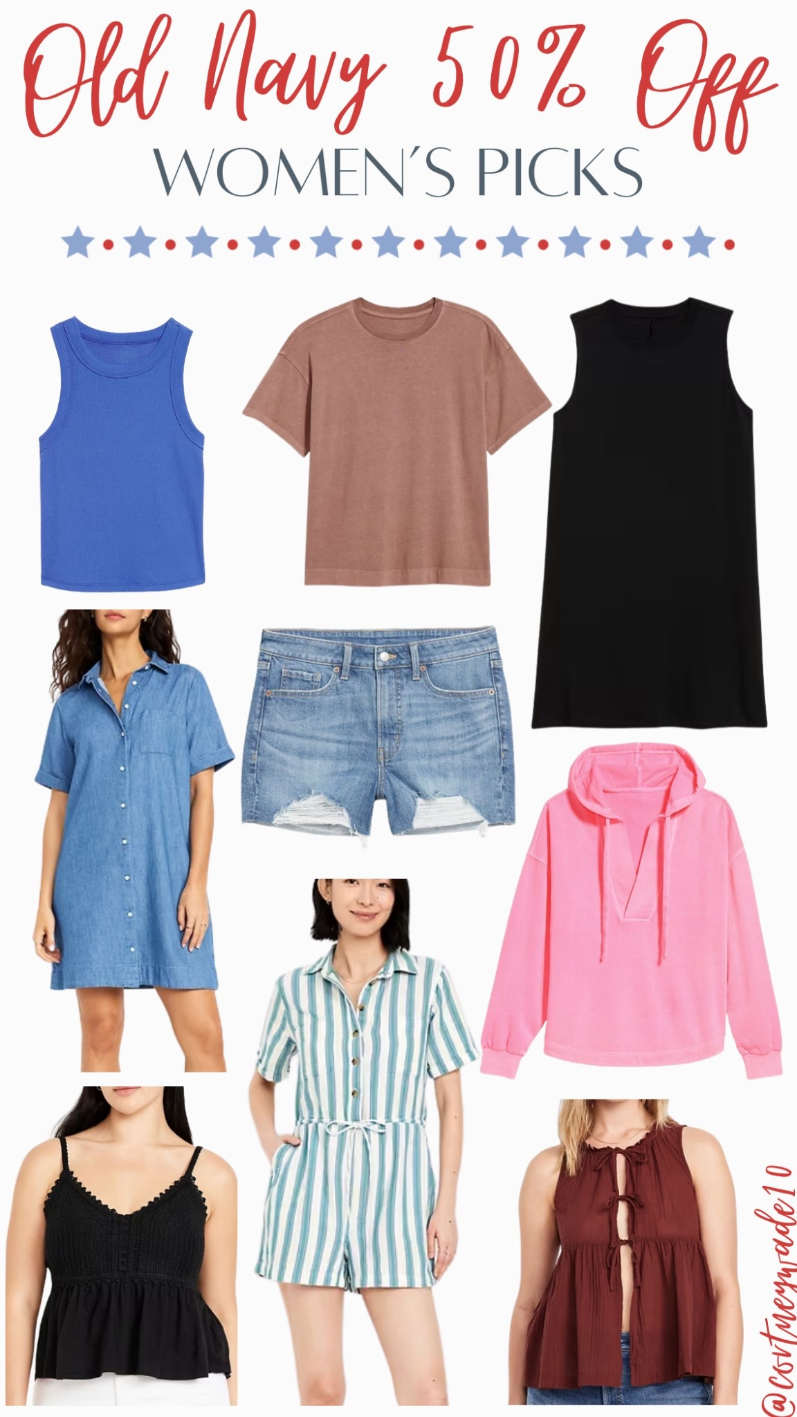 50% OFF Women’s Old Navy! 
