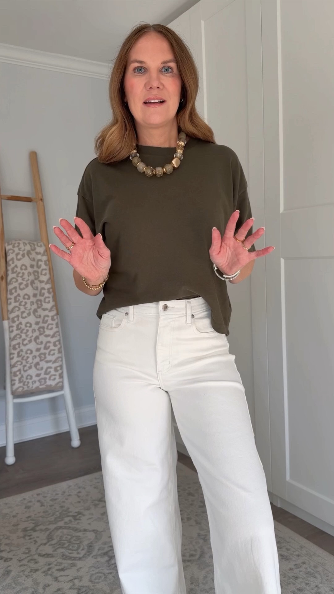 The Target design team definitely deserves a raise. These white jeans might be the BEST white jeans I’ve ever put on. The look so much like Mother jeans - elongating, booty lifting, high rise, comfortable, not see through AT ALL. And even better…they’re just $28. Definitely size up! This cinch waist denim jacket is also designer inspired and is made of the softest lightweight denim. I also found a couple of elevated basic tees that I honestly cannot believe are from Target and some trendy spring/summer accessories that won’t break the bank👏🏼🙌🏼

Target mini haul, what to buy at Target, spring trends 2026, elevated casual style, Target must haves, chic casual over 40 style
#trendy #viral



#LTKOver40 #LTKSeasonal #LTKootd