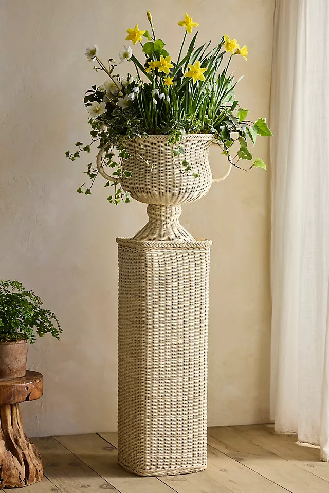Rattan Urn Planter | Anthropologie (US)