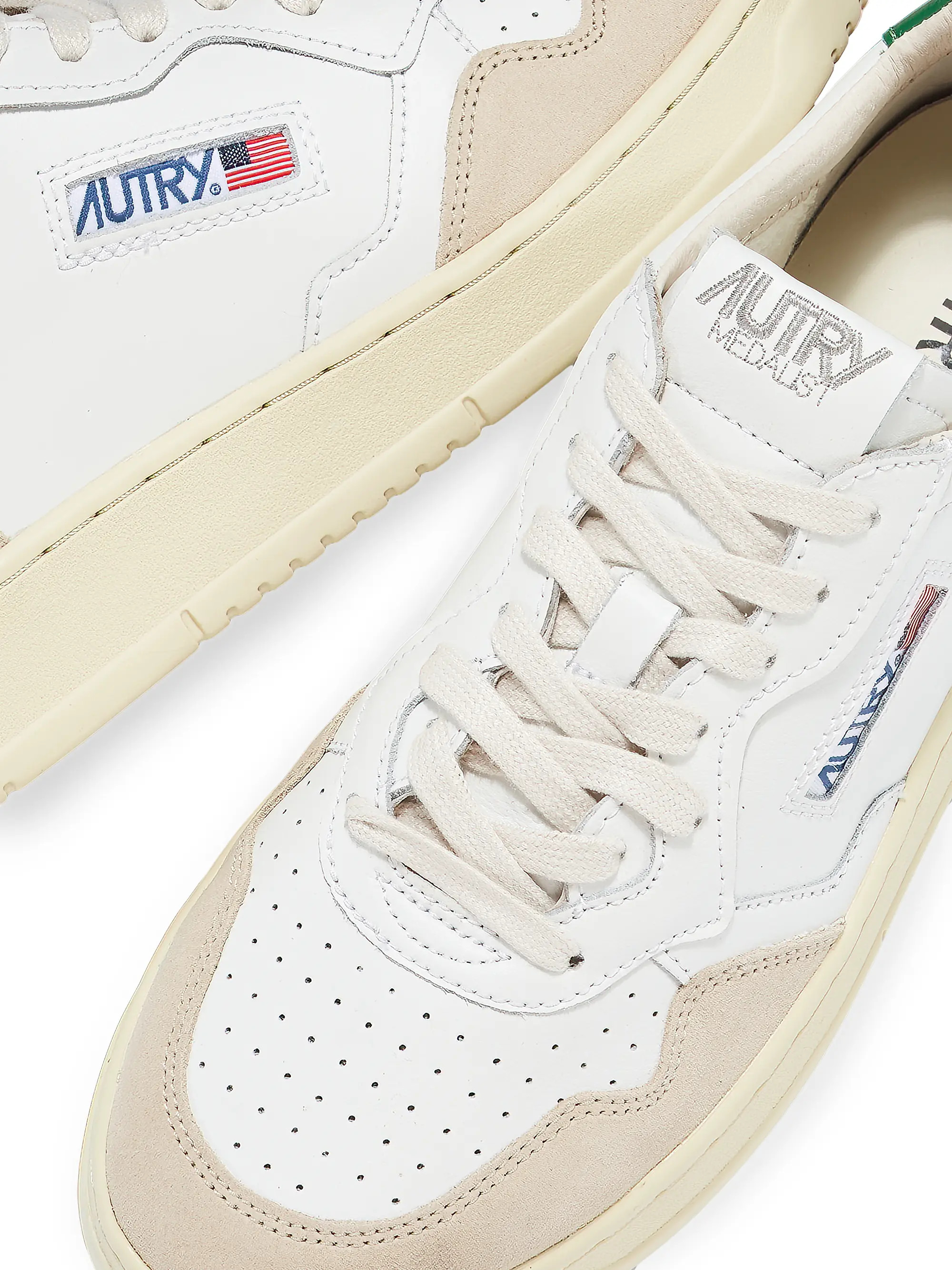 Medalist Bicolor Mid Low-Top Sneakers | Saks Fifth Avenue