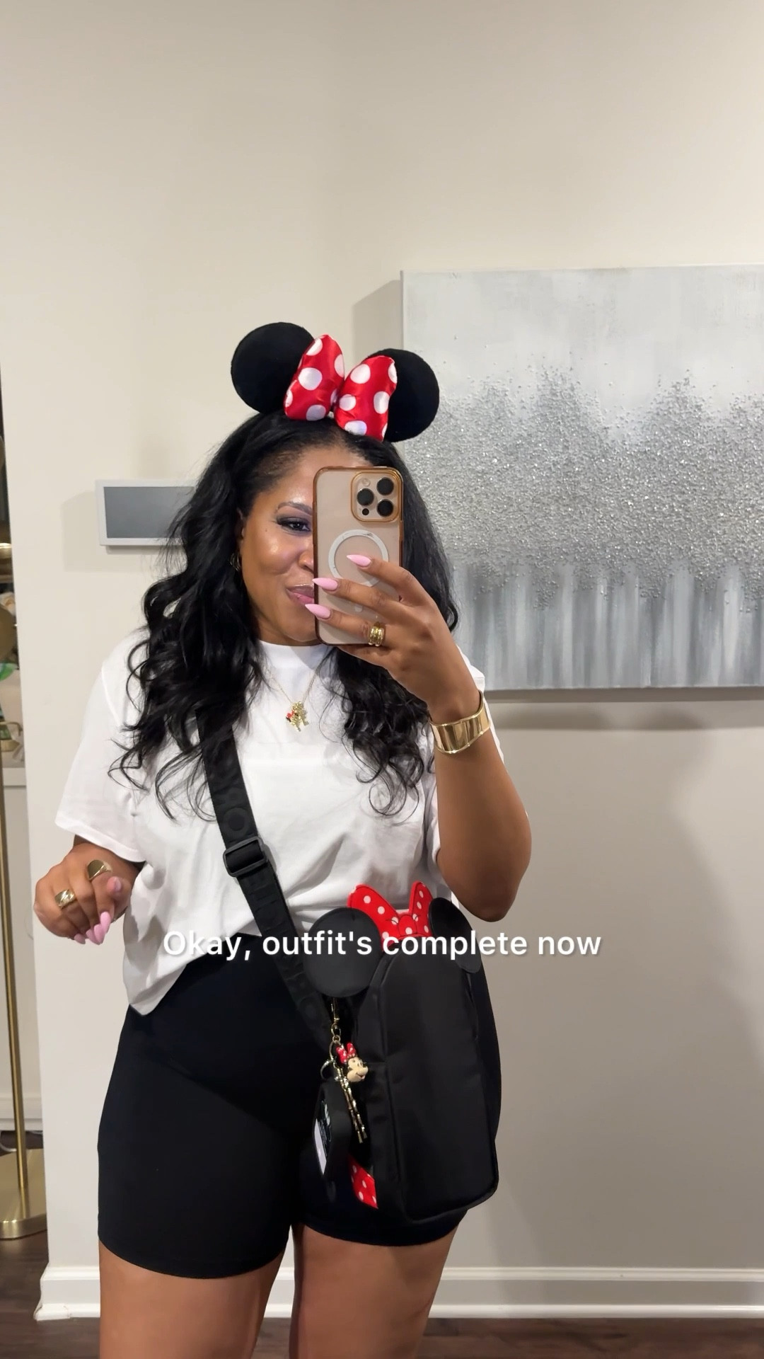 Mom Themed Park Outfit. If we are going to be in the theme park all day might as well look cute. Outfit @Fabletics sneakers @adidas Water bottle bag
Tagging pieces below 
Size 16/38 DD for reference wearing 1X in black set and XL in tshirt. 

#springbreak #disney 

#LTKOver40 #LTKdayinmylife #LTKgrwm