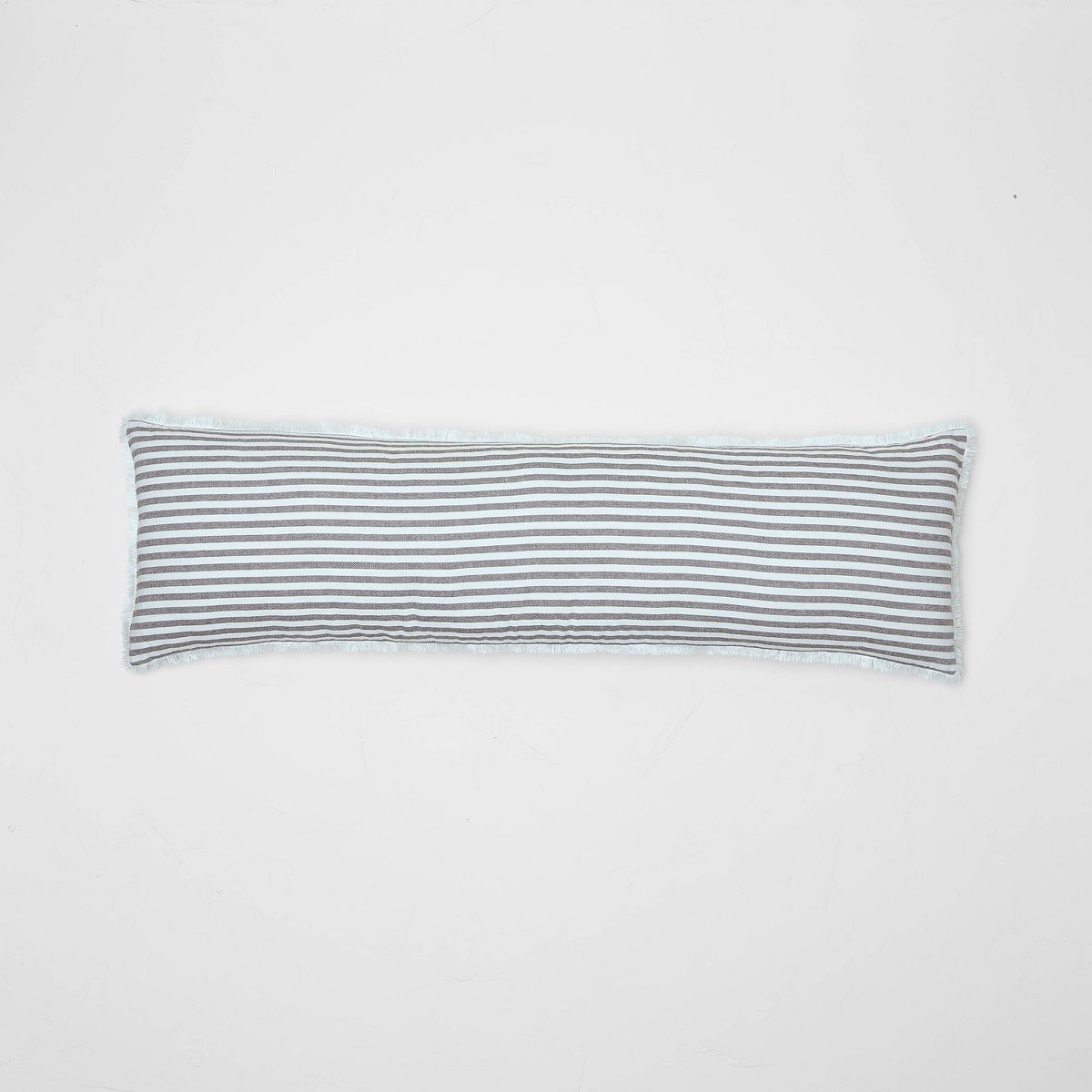 Lumbar Heavyweight Linen Blend Stripe Decorative Throw Pillow - Casaluna™ | Target