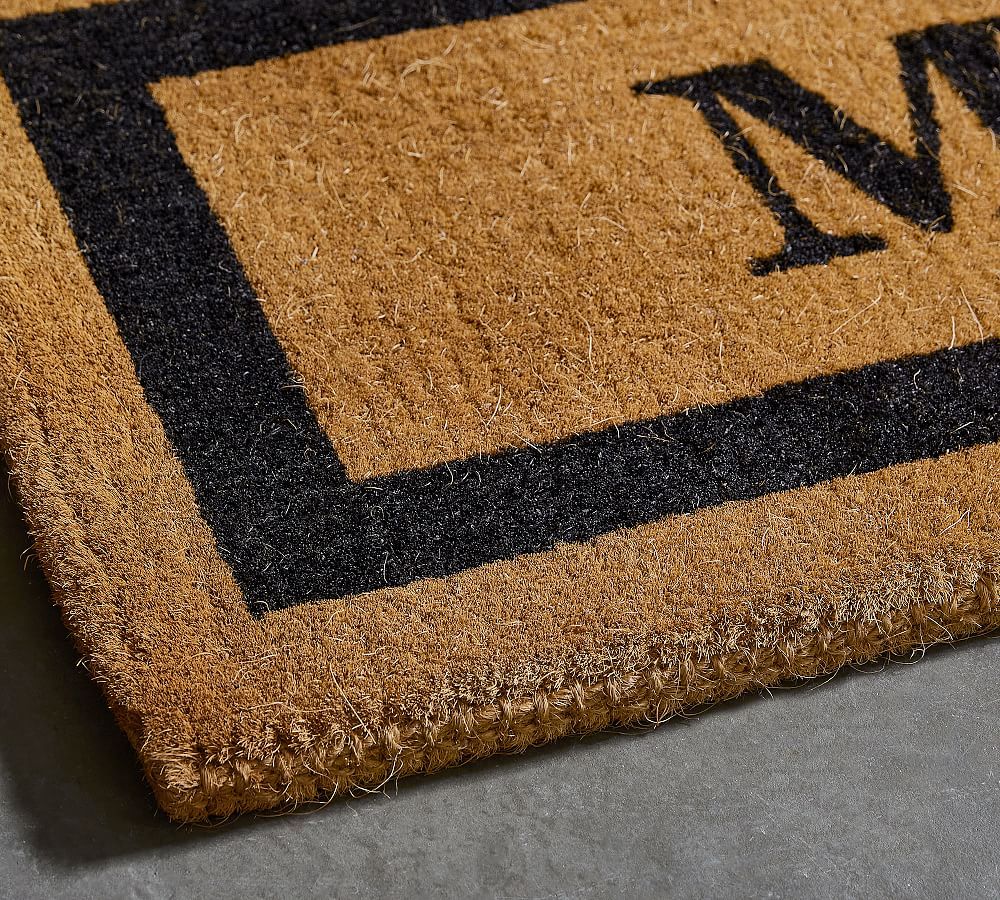 Personalized Framed Doormat – Up to 3 Letters | Pottery Barn (US)