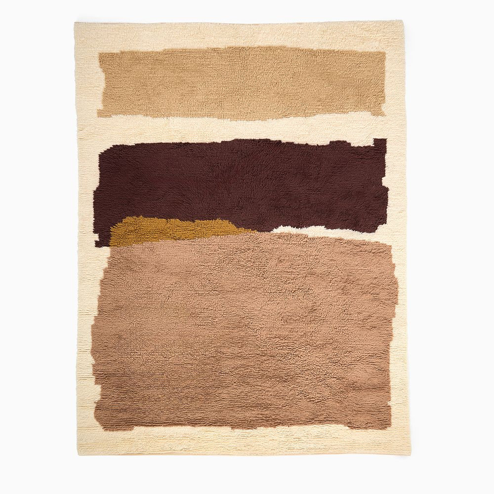 Block Art Shag Wool Rug | West Elm (US)
