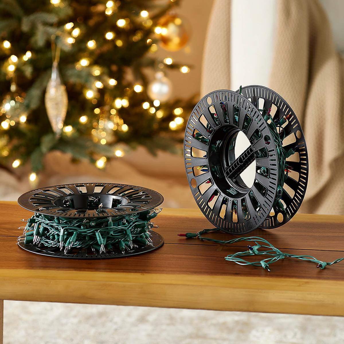 Light Storage Spools Pkg/2 | The Container Store