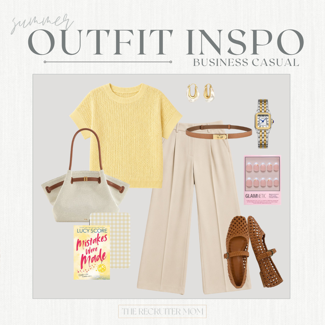Feeling great in this easy breezy outfit perfect for a casual day out or business casual look. Linked in outfit inspo. #OutfitInspo #BusinessCasual

#LTKSeasonal #LTKMidsize #LTKWorkwear