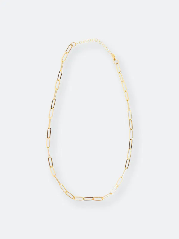 Go Rings Paperclip Necklace - Gold | Verishop