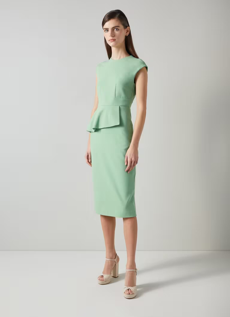 Mia Green Dress with LENZING™ ECOVERO™ viscose | L.K. Bennett (UK)