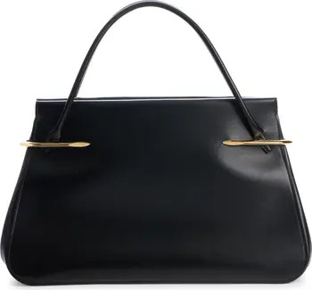 Large Pinch Leather Top Handle Bag | Nordstrom
