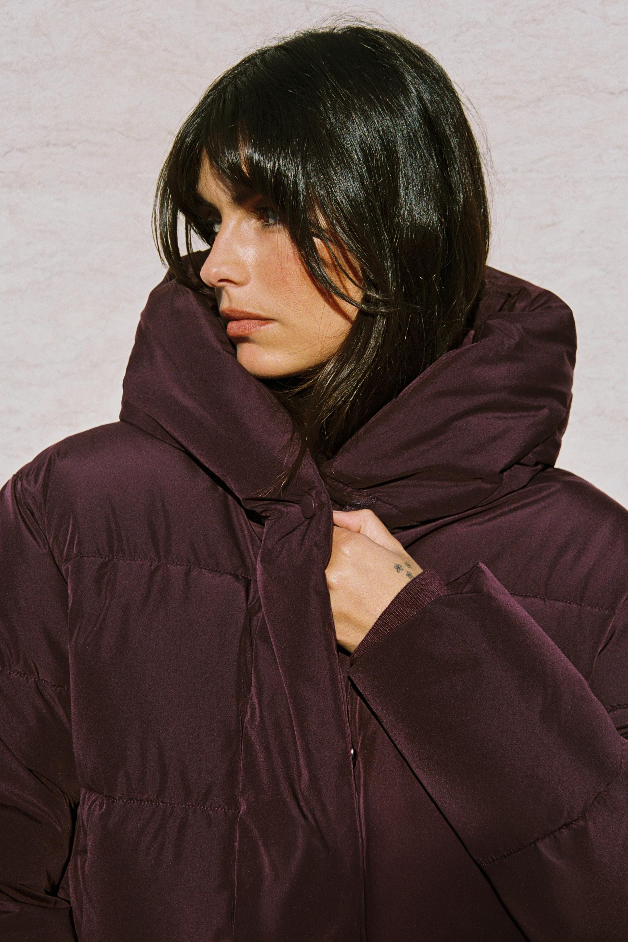 SHORT WATER-REPELLENT WINDPROOF HOODED ANORAK | Zara UK