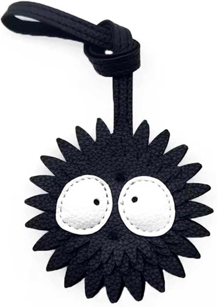 Black Briquette Bag Charm, Fashion Bag Charm for Purse Handbags Bag Accessories PU Key Charms | Amazon (US)