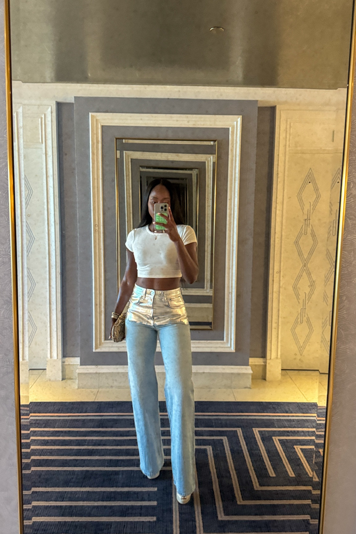 OOTD for the canelo v Crawford weigh in 