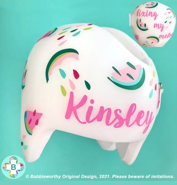 Cranial Band Helmet Stickers, Baby Starband Doc Band Decals, Babbleworthy Just Fixing My Melon Cr... | Etsy (US)