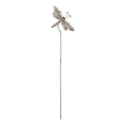 Zingz & Thingz 39.25" Iron Dragonfly Garden Stake Metallic | Target