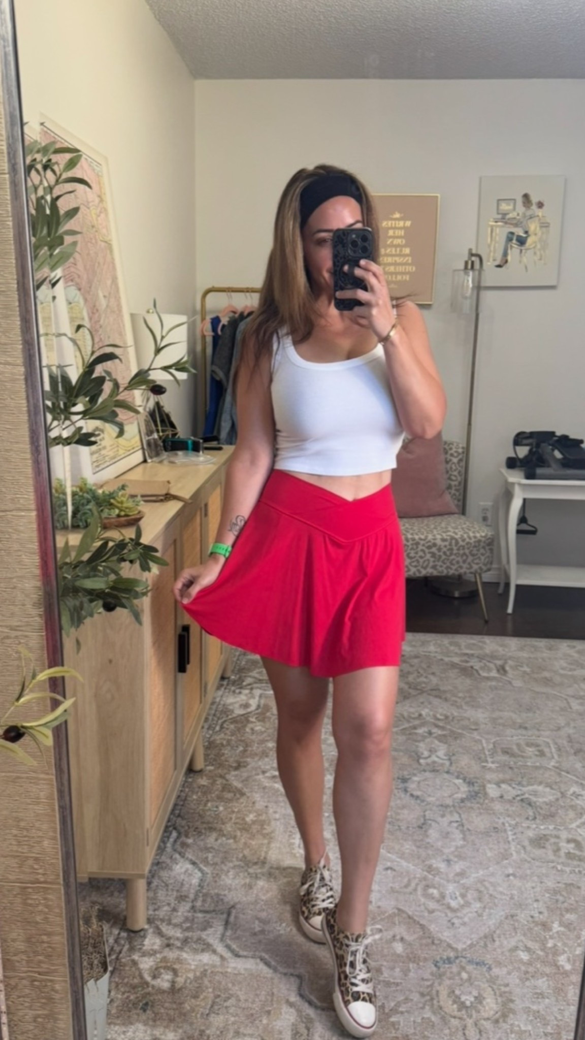 Love this skort so much! I wear a medium. It has the softest fabric, built in shorts and pockets.

#LTKootd #LTKfitnessgoals #LTKActive