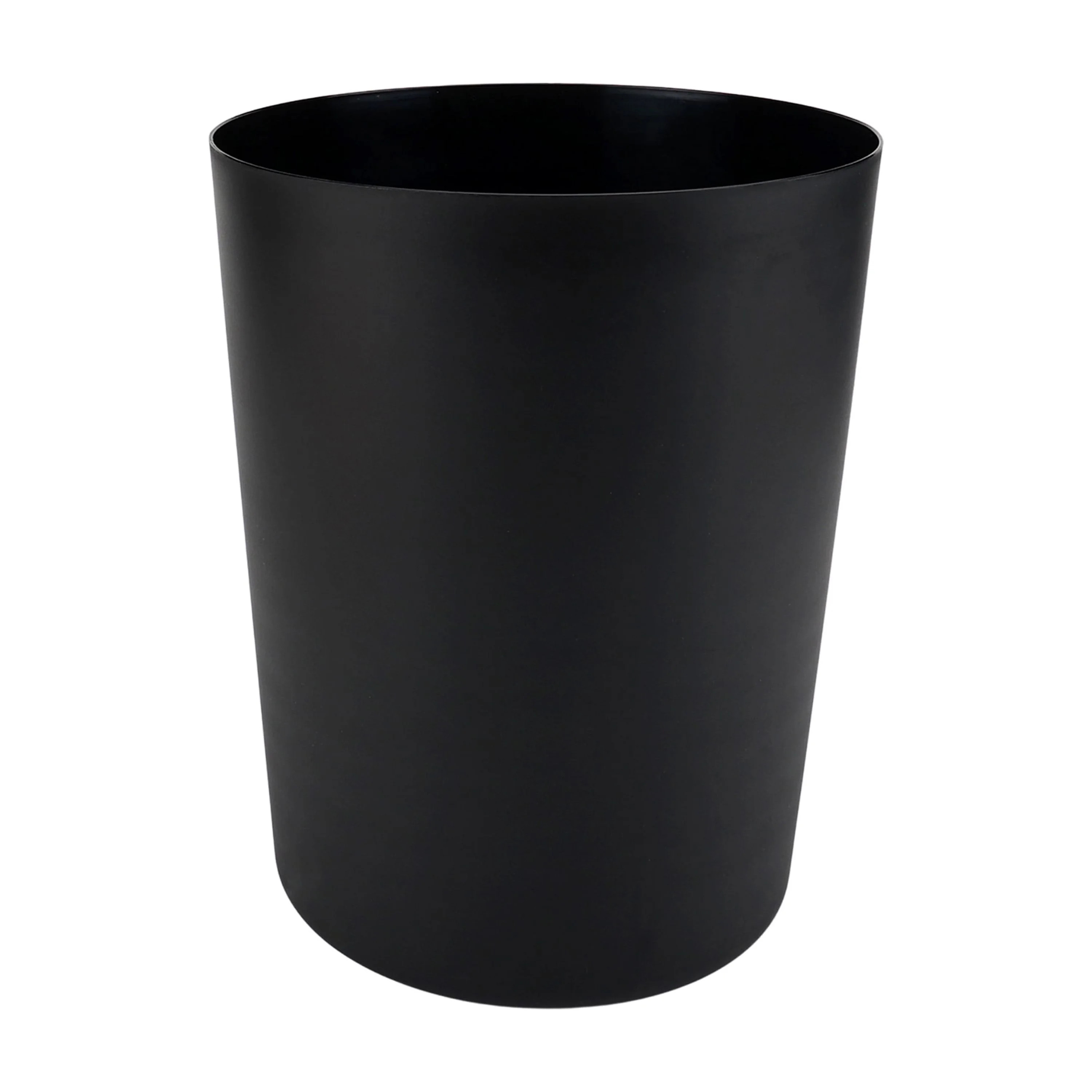Mainstays 5 Gallon Trash Can, Plastic Office Trash Can, Black Matte | Walmart (US)