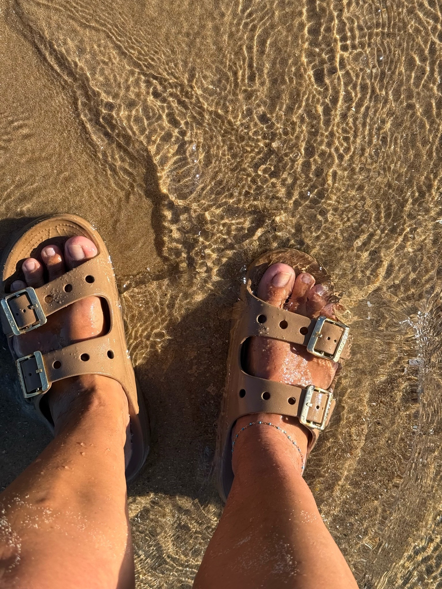 Almost — I’d tighten it up. The strongest version is more personal and lets the fact that you paid full price do the selling:

I paid full price for these and would 100% do it again 😂

I wore them all over Northern Michigan over Labor Day weekend, including along Lake Michigan, and they were SO comfortable. I even walked 3 MILES in them the other day and didn’t realize I wasn’t wearing sneakers. Baby was crying, so I had to get moving… iykyk 😂

They’ve officially become my favorite everyday sandal. Beach, lake, walking, vacation, chasing kids around… they can handle all of it. And yes, I’m already getting another pair in lavender because apparently I need two colors of the same shoe now 😂

Crocs Saturday Metallic Buckle Sandals • comfortable walking sandals • Lake Michigan • Northern Michigan • beach sandals • water sandals • travel sandals • everyday sandals • mom shoes • Crocs sandals @crocs

#LTKTravel #LTKdayinmylife #LTKActive