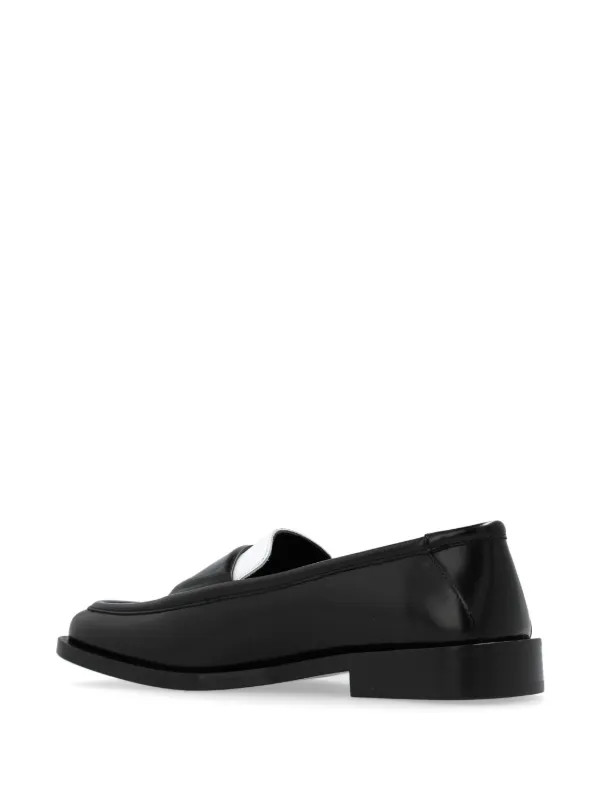 The Attico Amanda two-tone Leather Loafers | White | FARFETCH | Farfetch Global