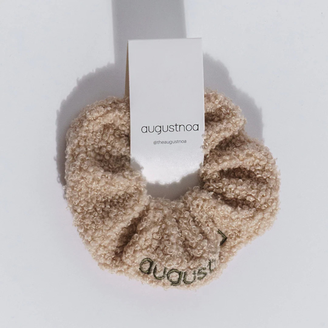 the teddy scrunchie | augustnoa
