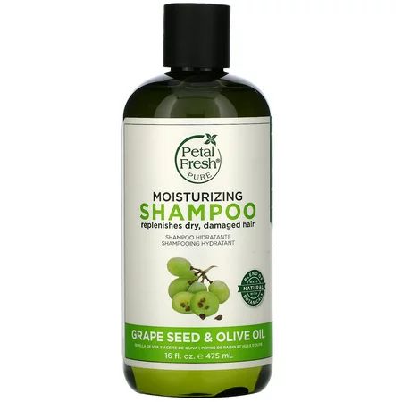 Moisturizing Shampoo Grape Seed & Olive Oil 16 fl oz (475 ml) Petal Fresh | Walmart (US)