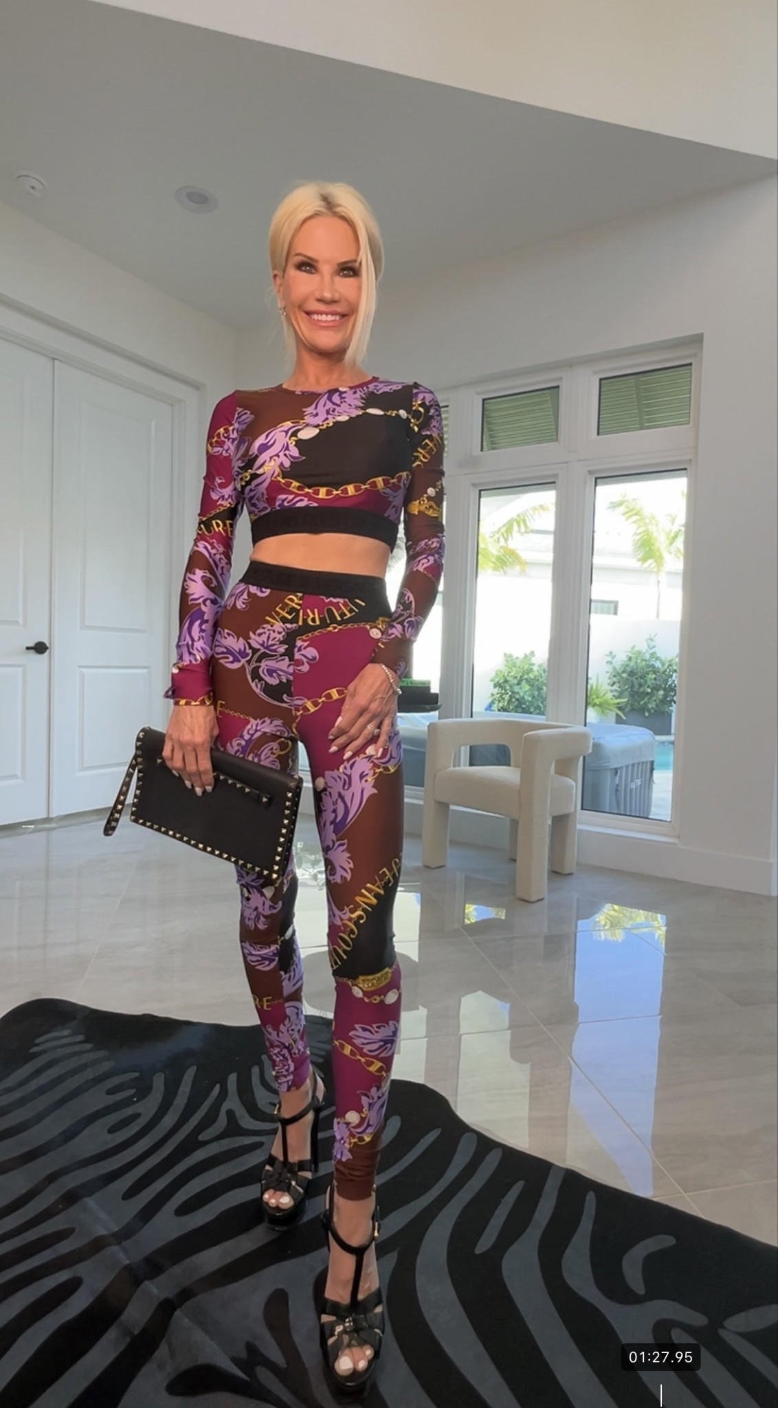 A fit even Migos would be proud of. Versace. Versace. Versace. 

Major sale alert on this top and bottom! Could I get away with this at the gym also?? I’m gonna try!! 

#LTKSpringSale #LTKover40 #LTKsalealert