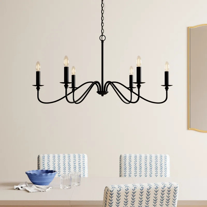 Ableton 6 - Light Dimmable Classic / Traditional Chandelier | Wayfair North America