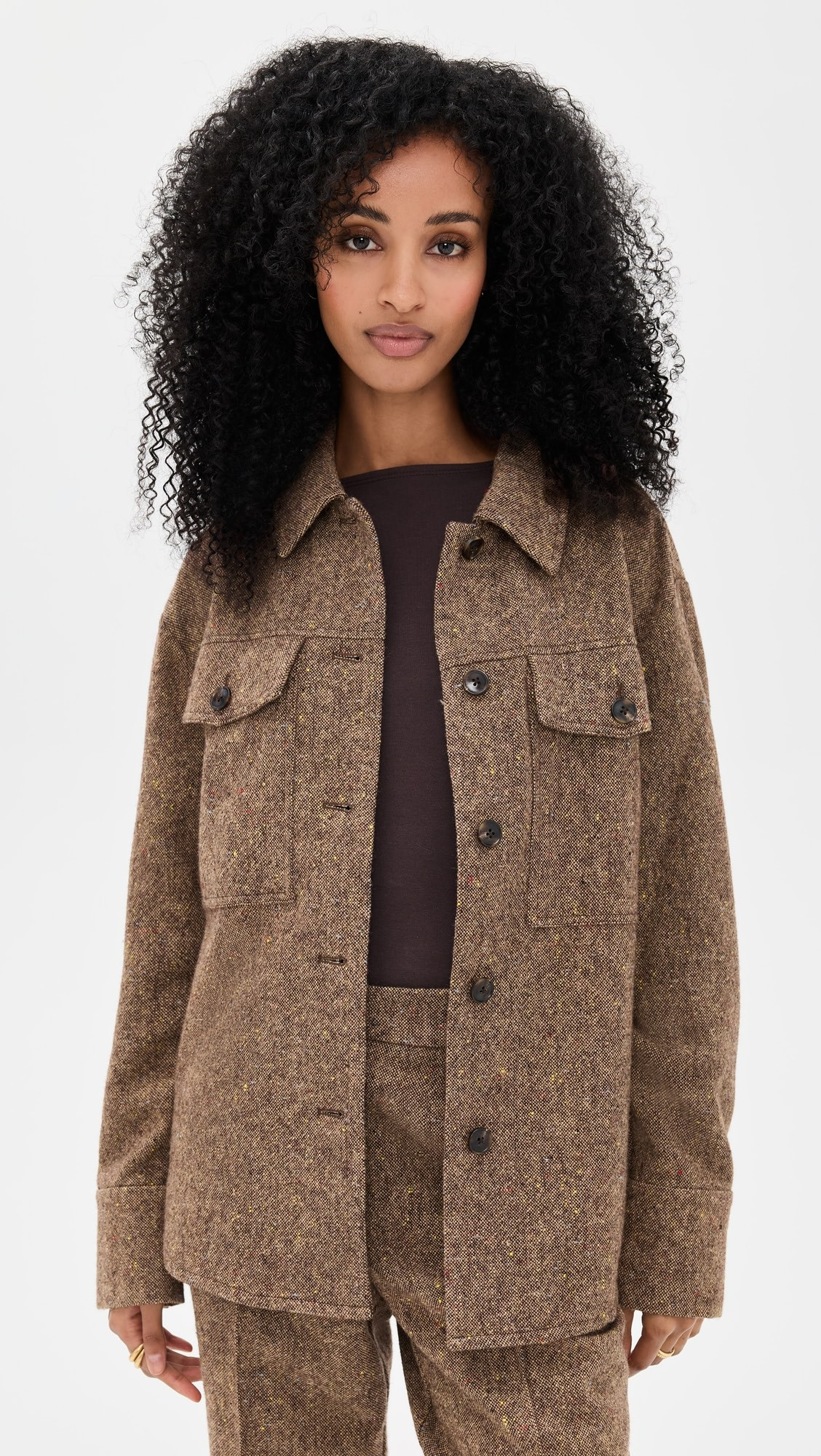 Charlie Wool Mix Overshirt | Shopbop