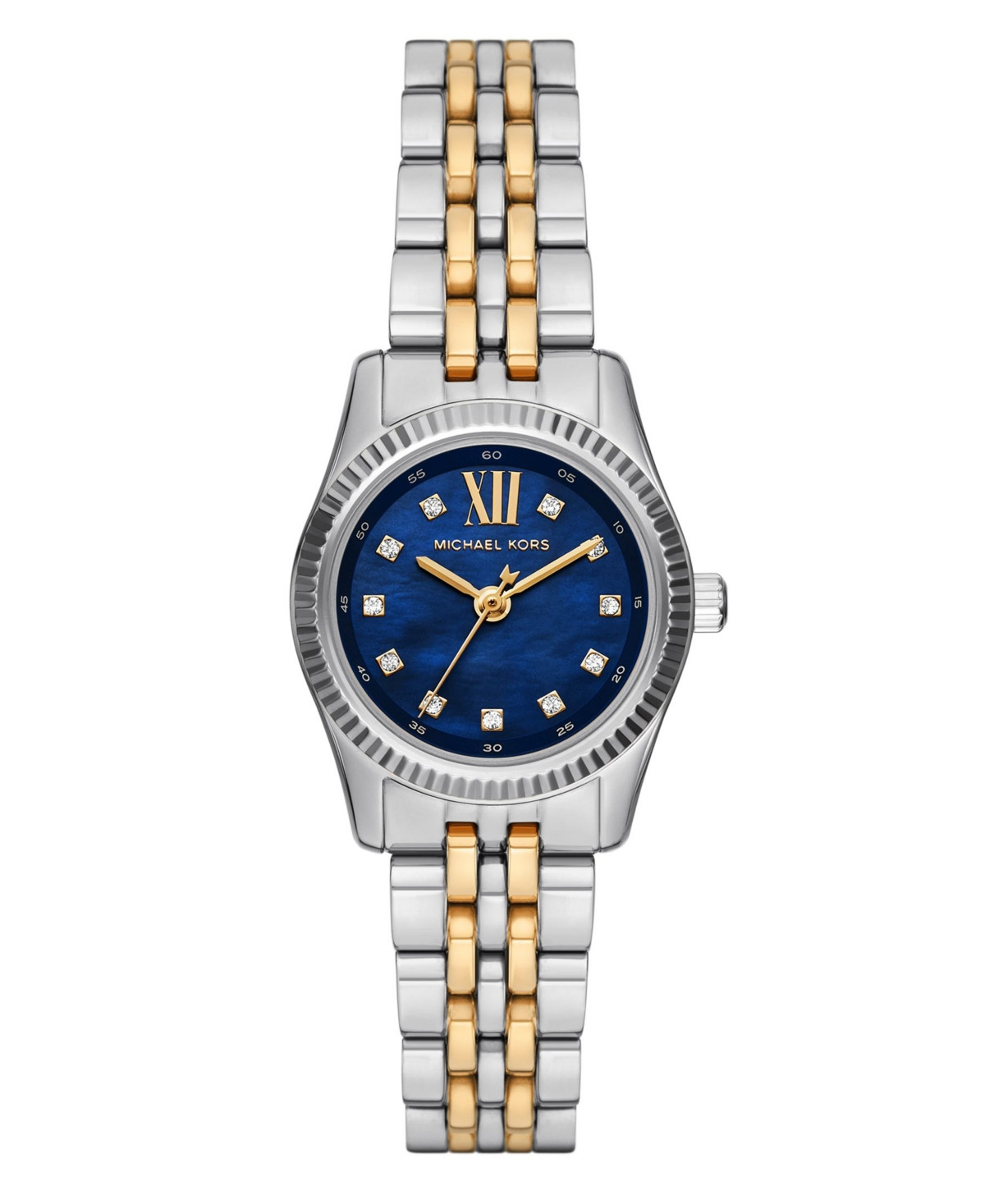 Michael Kors Women's Lexington Three-Hand Two-Tone Stainless Steel Watch 26mm - Two-Tone | Macy's