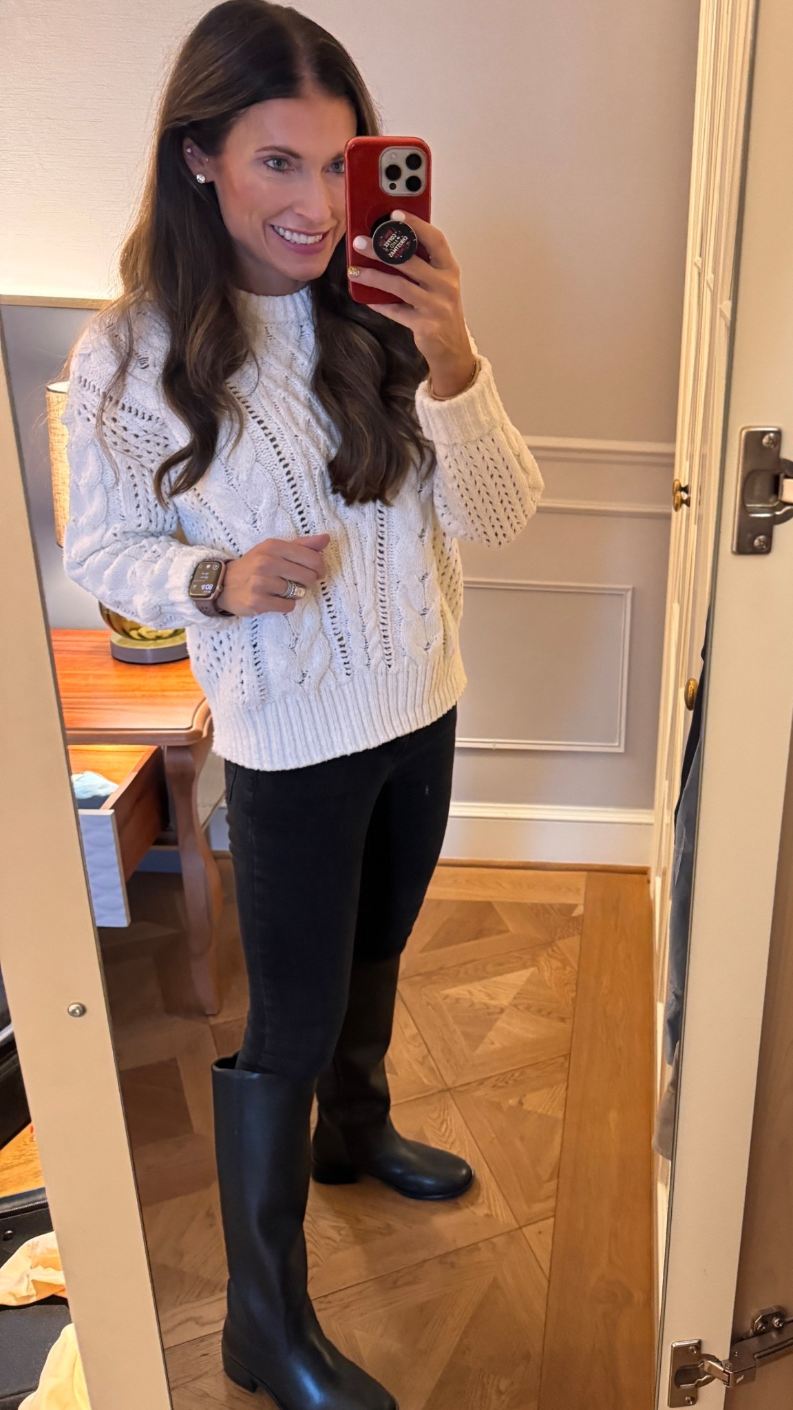 Winter in Europe #ootd
Boots + Sweater + Jeans
Sweater is on sale and comes in many other colors too!