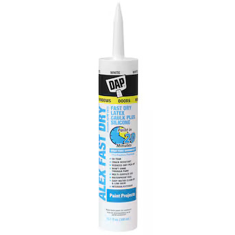 DAP ALEX Fast Dry 10.1-oz Interior Paint and Trim White Paintable Latex Caulk | Lowe's
