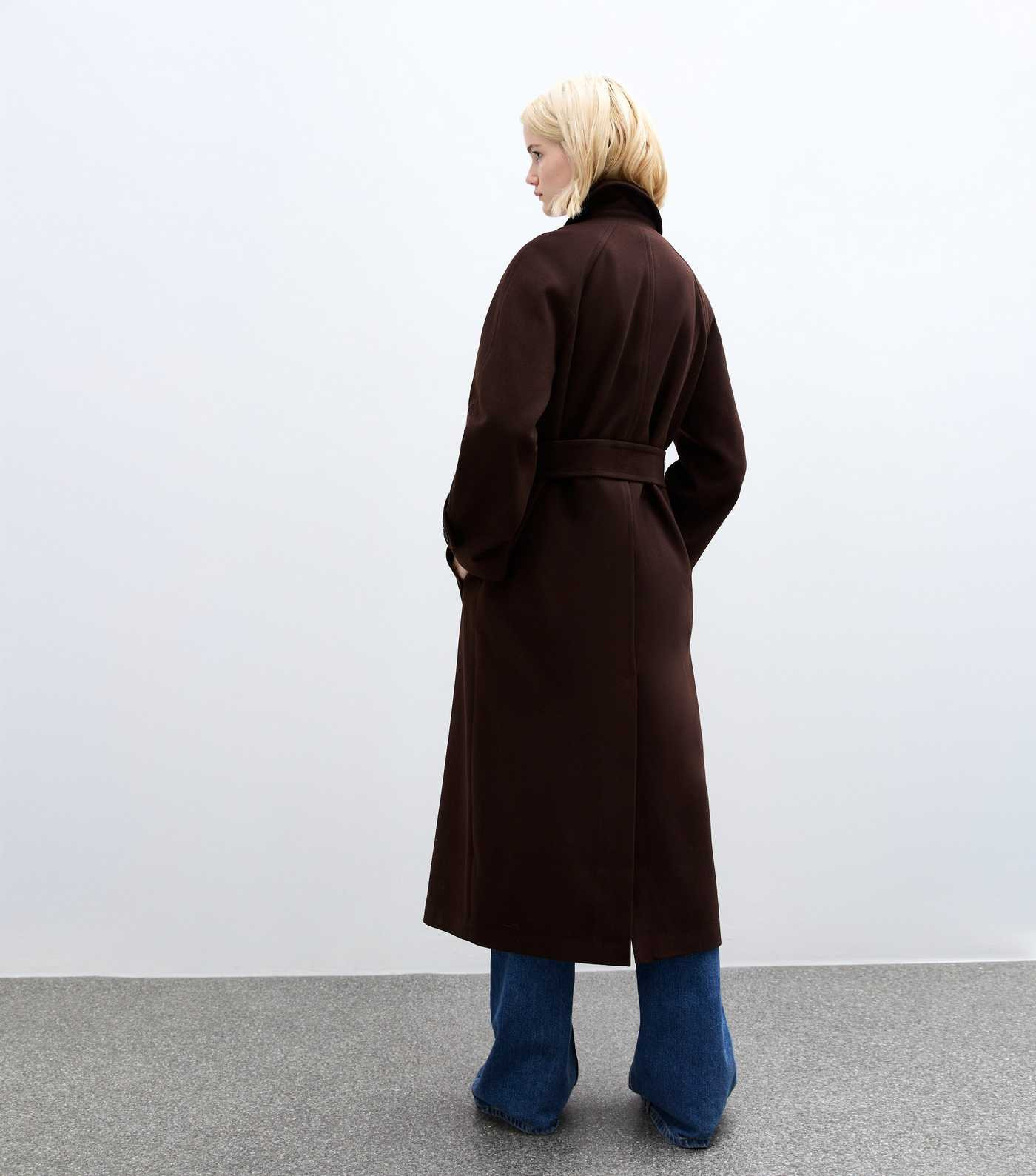 Brown Longline Belted Trench Coat
						
						Add to Saved Items
						Remove from Saved Items | New Look (UK)