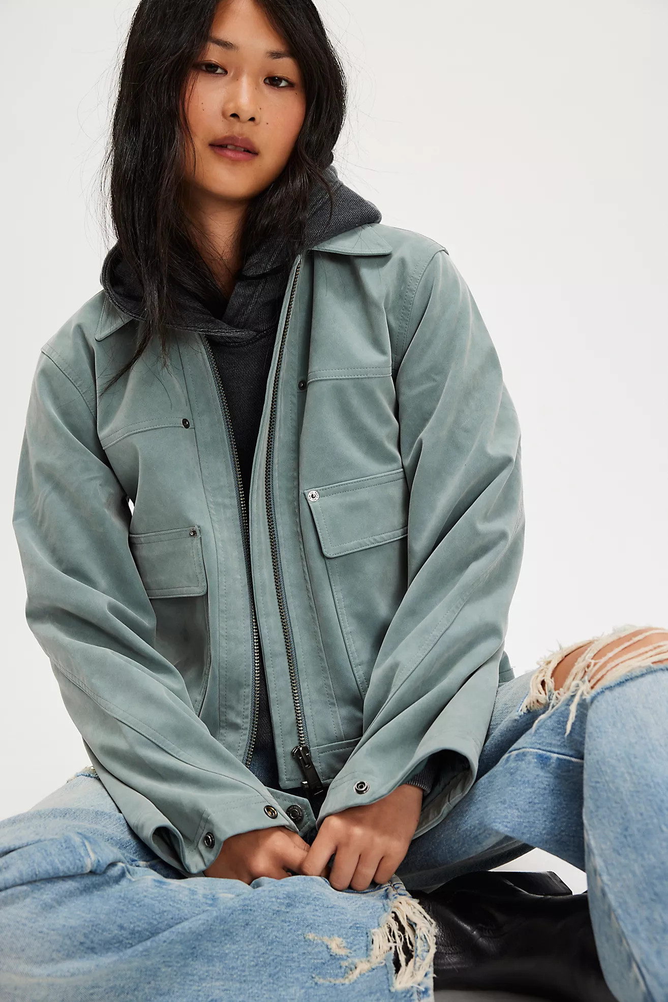 We The Free Blair Vegan Suede Jacket | Free People (Global - UK&FR Excluded)