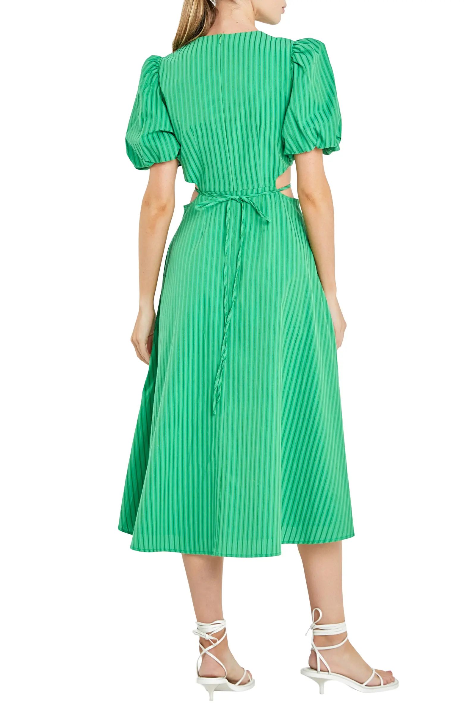 English Factory Stripe Cutout Dress | Nordstrom | Nordstrom