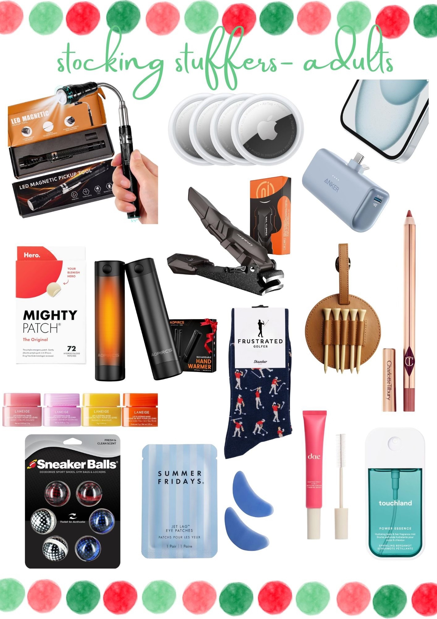 Stocking stuffer ideas for adults! That phone changer is a must and you know we love those golf gift ideas! 

#LTKGiftGuide #LTKCyberWeek #LTKHoliday