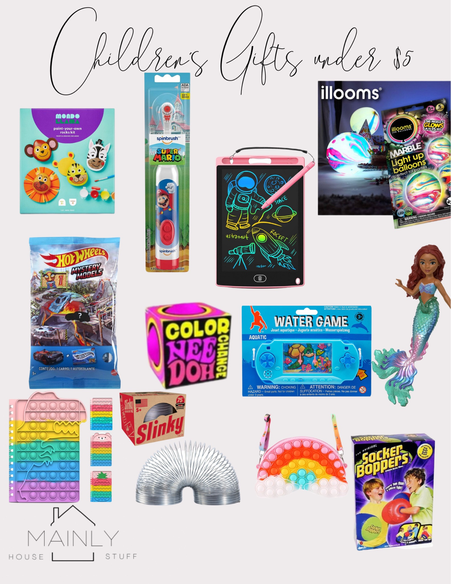 Who said great gifts have to cost a fortune? All these are $5 and under. #amazon #target #walmart

#LTKGiftGuide #LTKHoliday #LTKkids