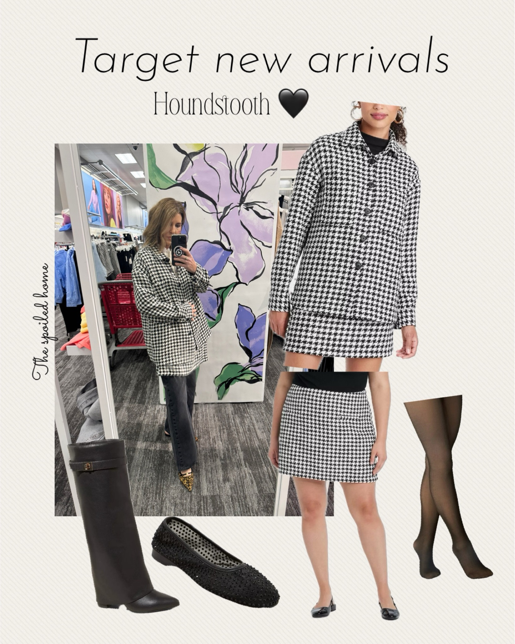 Didn’t have time to try on and no sizes in store, but I wanted to see length of this skirt. I would pair with flats or boots. Shacket is oversized. Tweed skirt is a-line. Looks a lot more expensive than the price point! Would love to see on! I linked some other shoe/boot options

#LTKStyleTip #LTKOver40 #LTKFindsUnder50