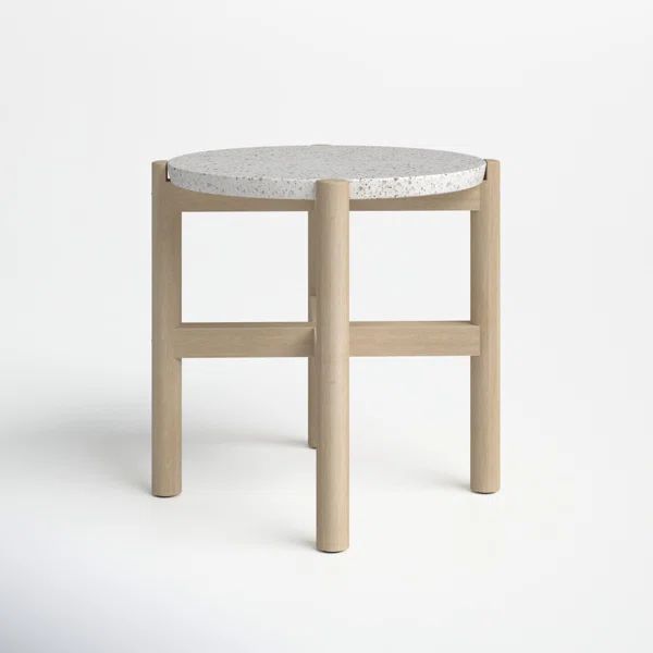 Vezina Concrete Outdoor Side Table | Wayfair North America
